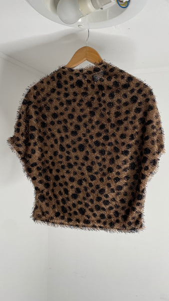 Italian Style Fur Top M