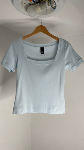 Baby Blue Square Top M/L