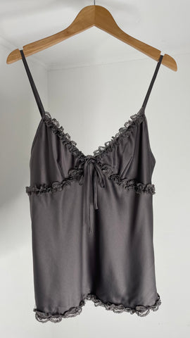 Charcoal Slip Top L