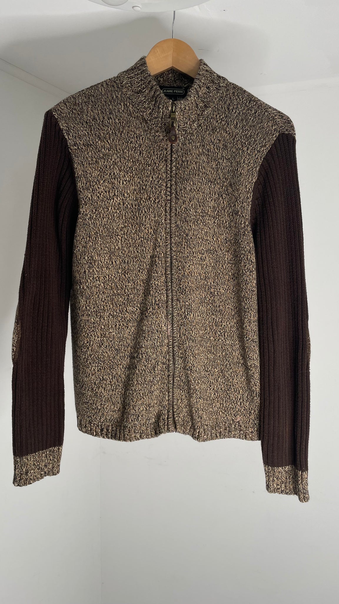 Jeanne Pierre Zip Sweater L