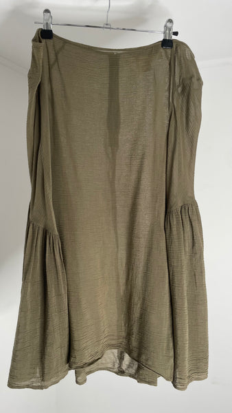 Sportmax Olive Skirt L