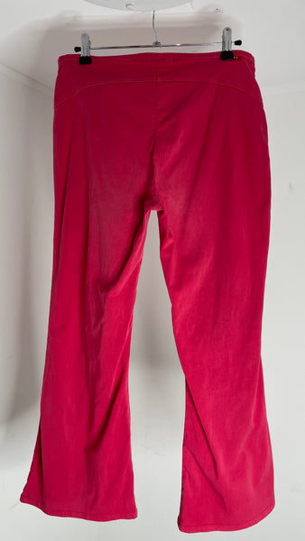 Raspberry Flare Pants M