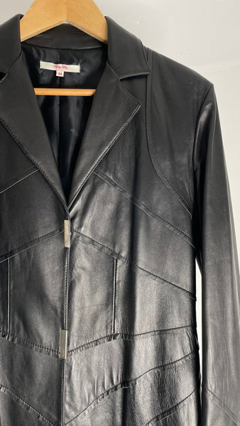 Layer Mid Leather Jacket IT44