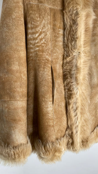 Caramel Fur Cozy Jacket L