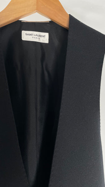 Saint Laurent Black Vest 46