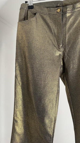 Denny Rose Gold Pants L