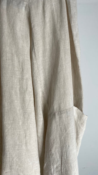 Linen Harem Pants S