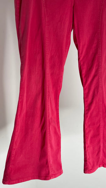 Raspberry Flare Pants M