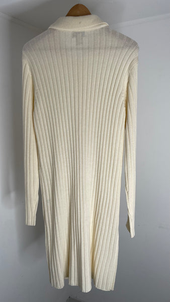 Ribbed Long Sweater XL