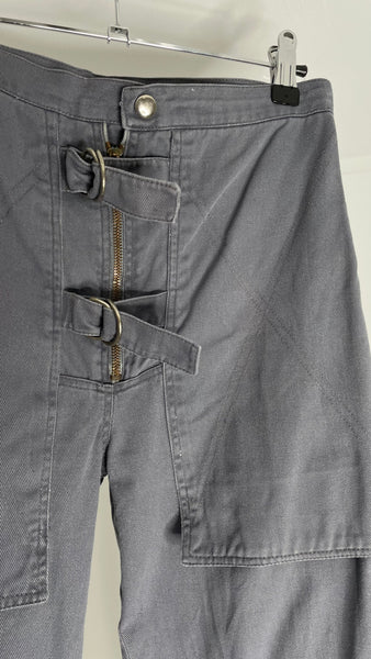 Grey Pocket Pants S