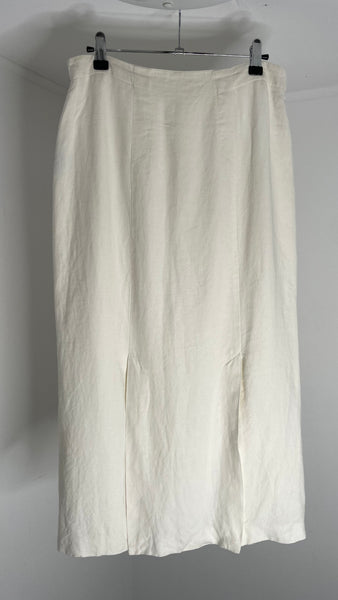 Marie L White Skirt IT46