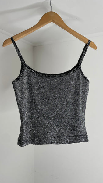 Silver Tank Top S