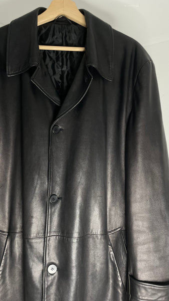 Mid Leather Jacket EU52