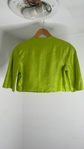 Lime Linen Bolero S/M