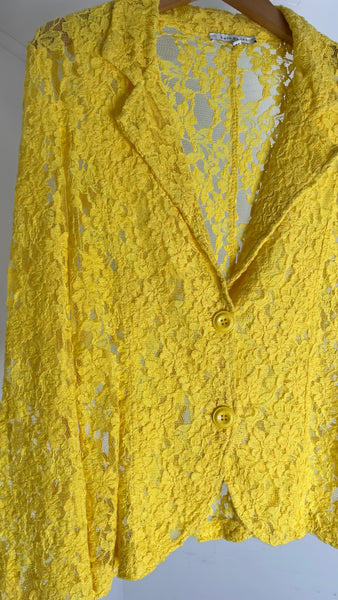 Sunshine Lace Blazer 38