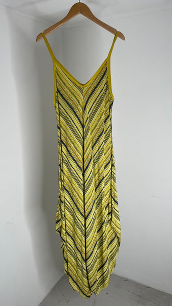 Yellow Stripes Romper M