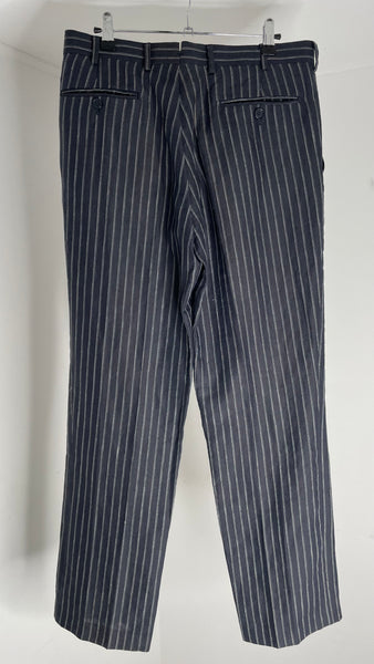 Linen Pinstripe Pants IT46