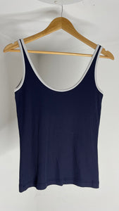 Navy Ribbed Tank M