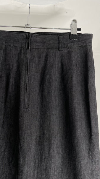 Washed Black Skirt S