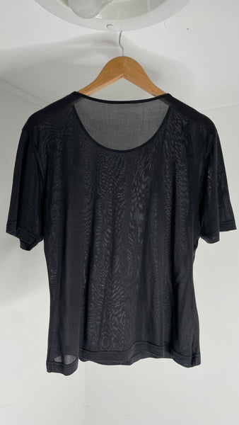 Sheer Silk Tee M