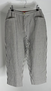 Stripe Lin Capris S