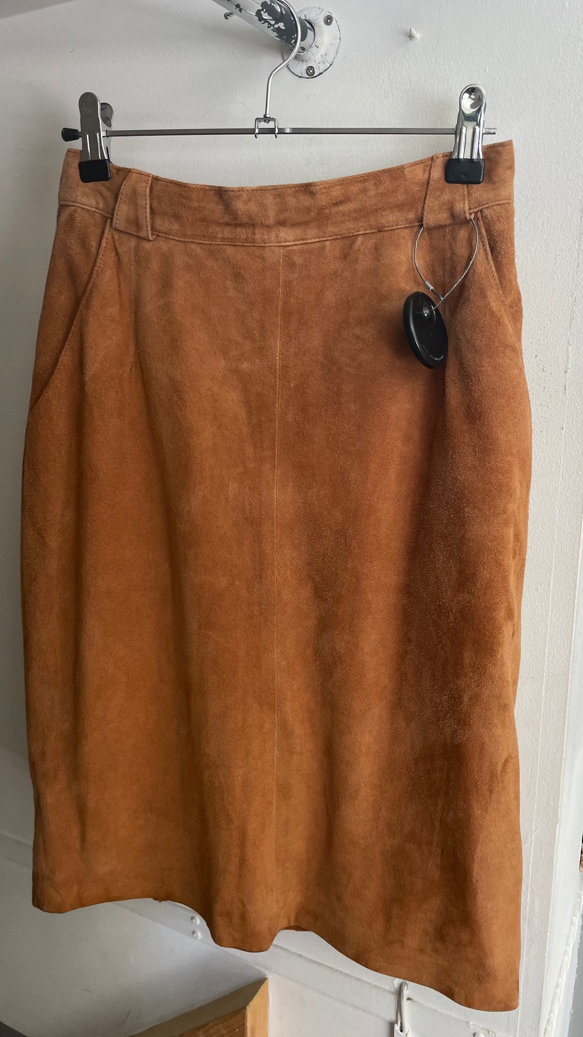 Suede Caramel Skirt S