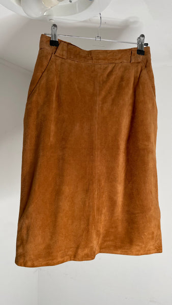 Caramel Suede Suit S/M