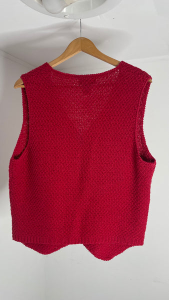 LLBean Raspberry Vest L