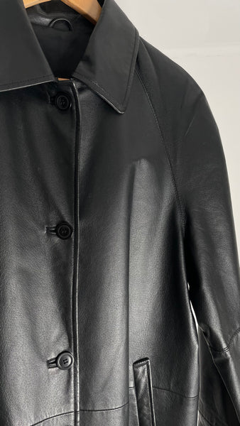Dark Leather Jacket L