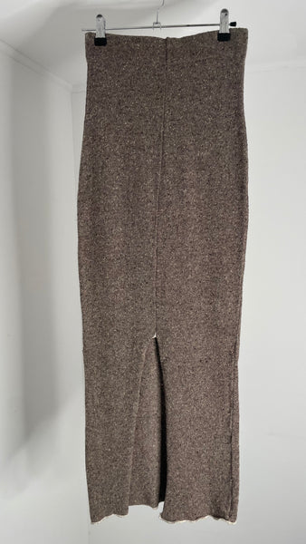 Gravel Wool Maxi Skirt S