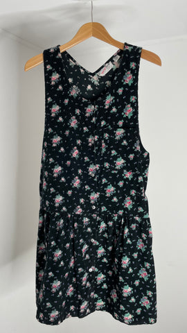 Floral Cord Dress L