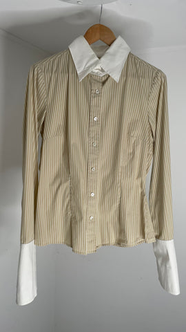 Vanilia Button Top L