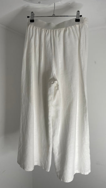 Cotton Lin Wide Pants M