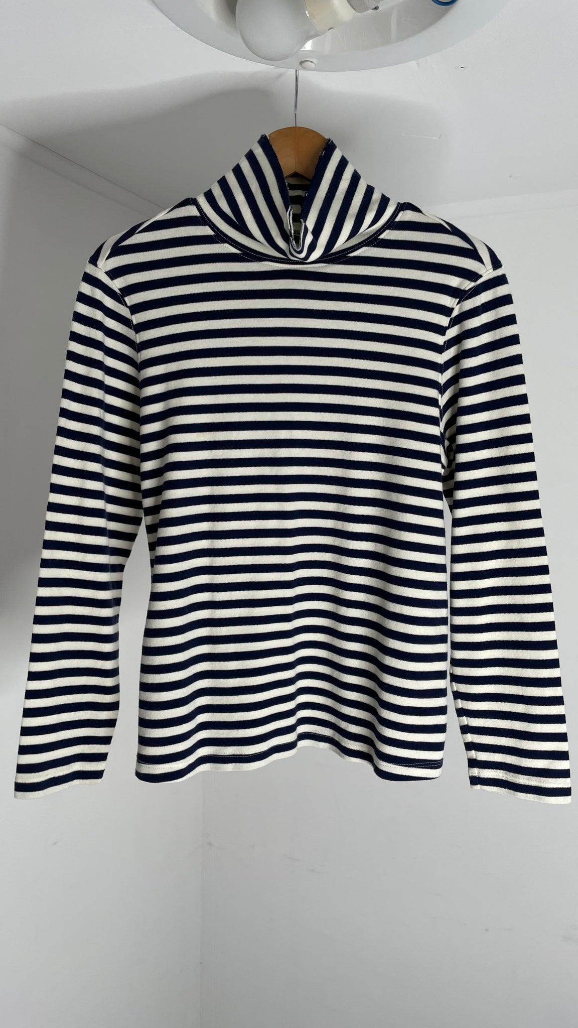 Navy Stripes Top S