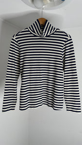 Navy Stripes Top S