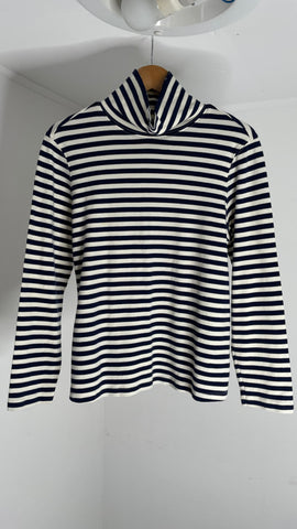 Navy Stripes Top S
