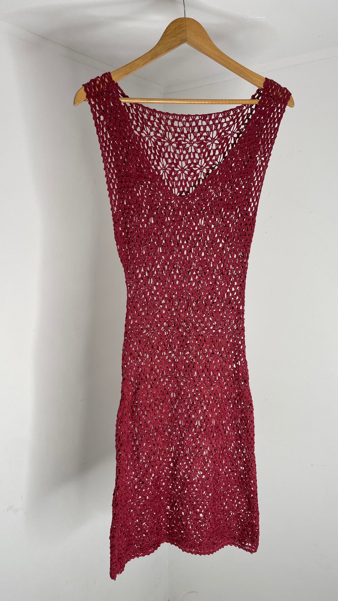 Raspberry Knit Dress S