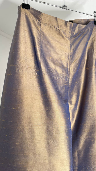 Iridescent Silk Pants M