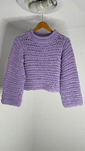 Lilac Shoelace Sweater S