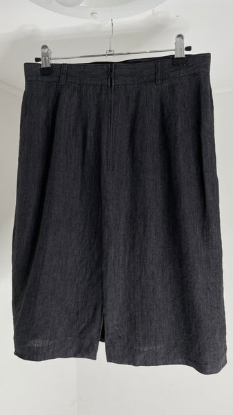 Washed Black Skirt S