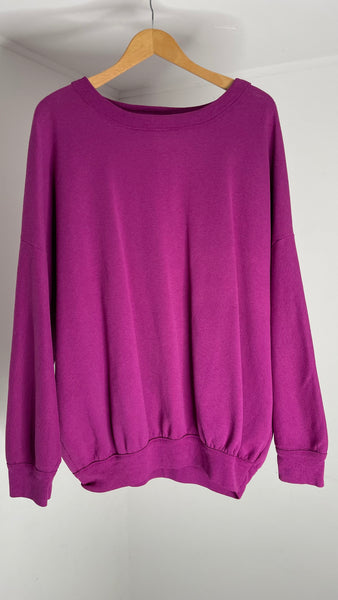 Berry Oversized Sweatshirt XL