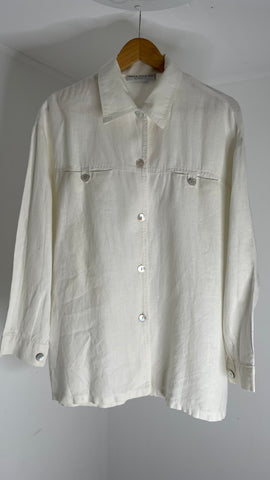 Linen Pearl Top XL