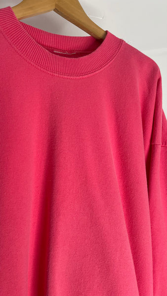 Pink Oversized Sweatshirt XL