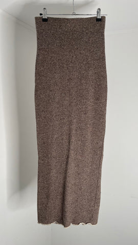 Gravel Wool Maxi Skirt S