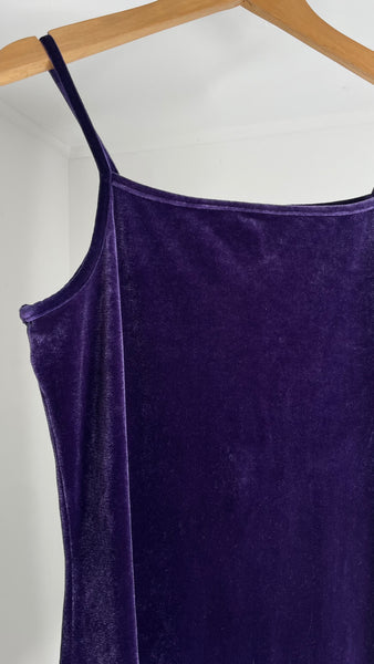 Purple Velvet Dress S