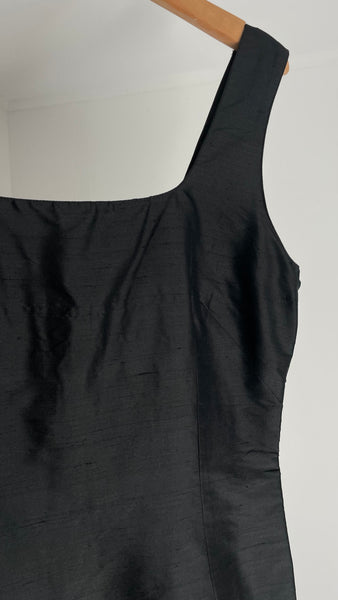Nathalie Garçon Black Silk Dress FR40