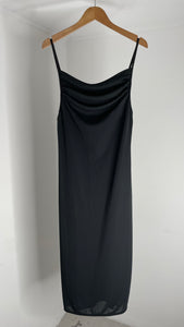 Black Cowl Dress M