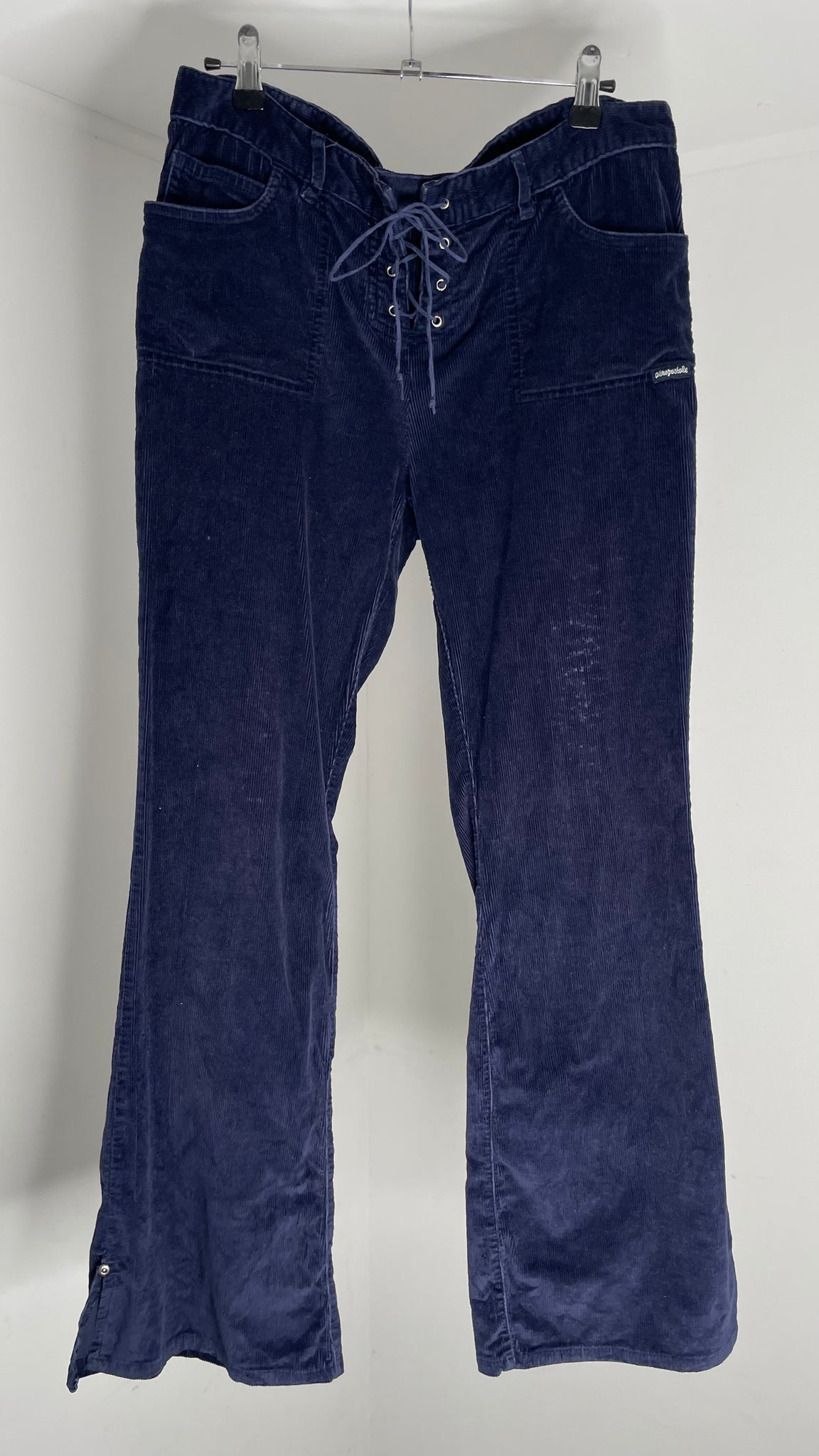 Blue Corduroy Flares L