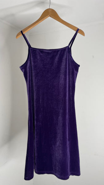 Purple Velvet Dress S