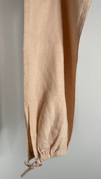 Peach Linen Pants L